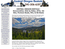 Tablet Screenshot of central-oregon-rentals.com
